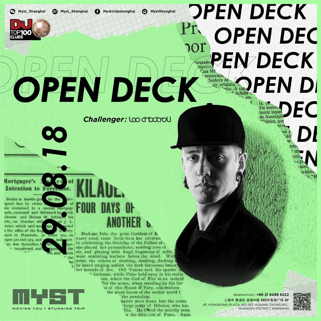 Wed. Open Deck | 第三位挑战者 Leo Chiodaroli