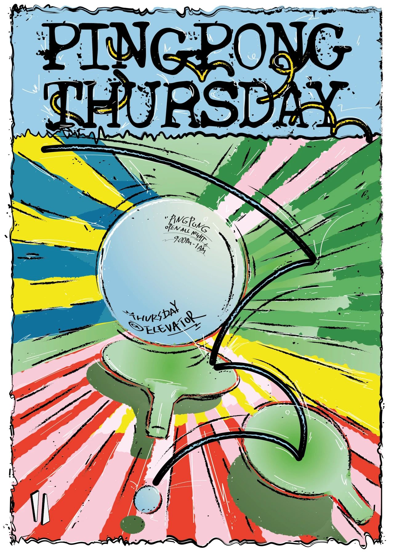 ▼ 电梯今晚 TNITE｜PING PONG THURSDAYS ▲