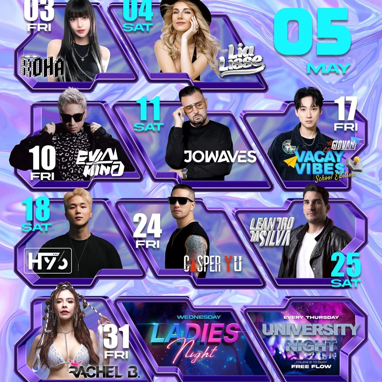五月精彩预告 | PARA CLUB狂欢不止步！