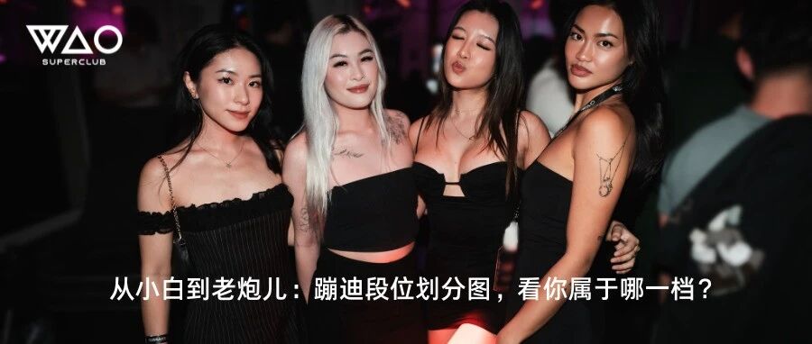 从小白到老炮儿：蹦迪段位划分图，看你属于哪一档？