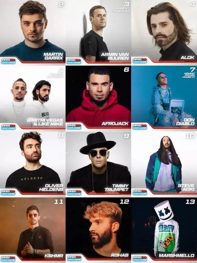 2021全球百大 TOP 100 DJs 完整名单|你期待在榜单中看到谁~-长治迈阿密酒吧/MIAMI CLUB