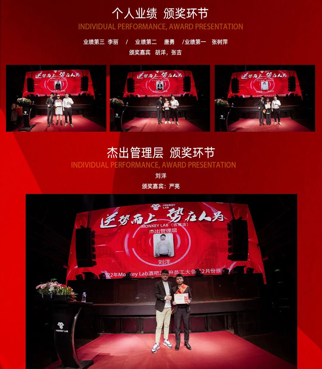 2022年Monkey Lab酒吧3月份员工大会暨2月份颁奖大会-吉首猴子酒吧/MONKEY LAB