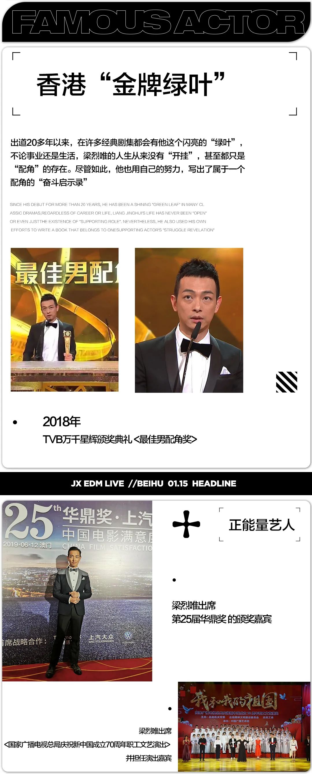 本月重磅 | 01.15 香港著名影视演员 #梁烈唯 影迷见面会-南宁JX EDM LIVE/JX酒吧
