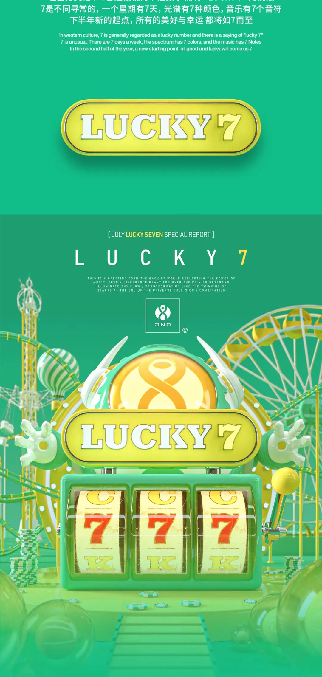 CLUB DNA | LUCKY SEVEN 七月 快乐如7而至！-重庆DNA酒吧/DNA CLUB
