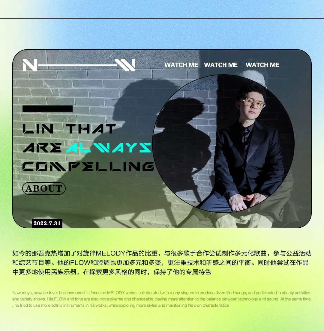 I'M LIN｜07.31·【那吾克热-NW】助阵开业盛典 关于LIN由你定义-扬州LIN CLUB/林卡酒吧