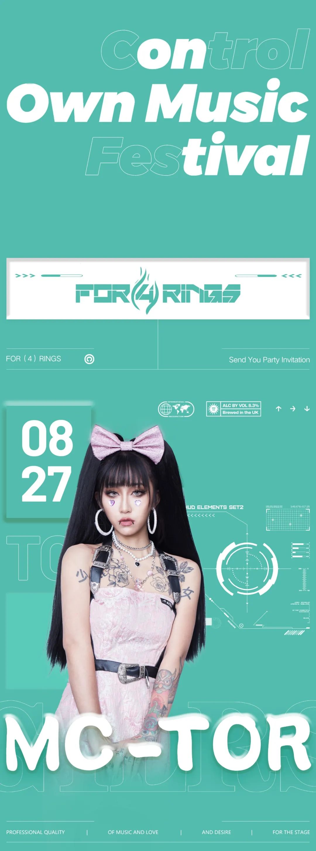 𝐂𝐋𝐔𝐁 𝐀𝐓𝐋𝐀𝐍𝐓𝐈𝐒丨08.27 蜜糖女孩 # FOR（4）RINGS，向你发出派对邀请...-铜陵亚特兰蒂斯酒吧/ATLANTIS CLUB