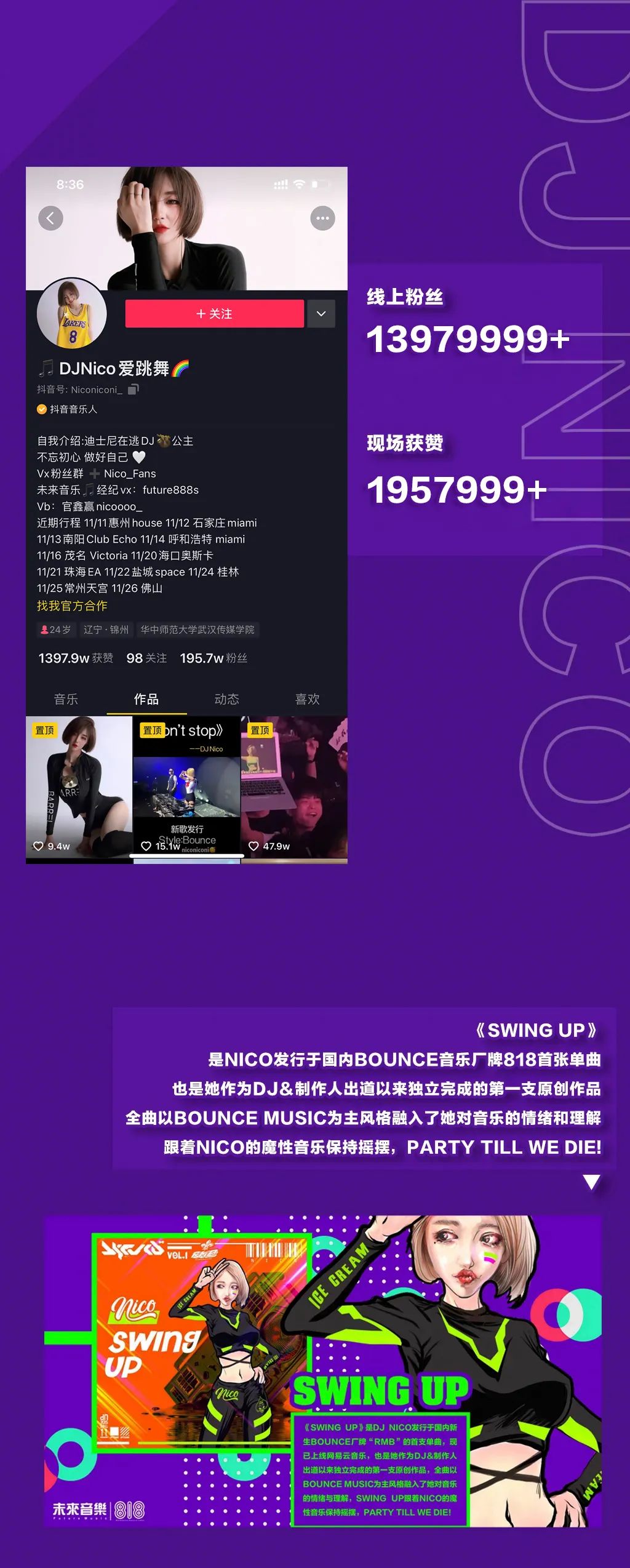 PARTY ROOM丨11.27 DJ NICO蹦迪教练在线教学， 燃动·音浪EDM-丽水Party Room百大电音剧场