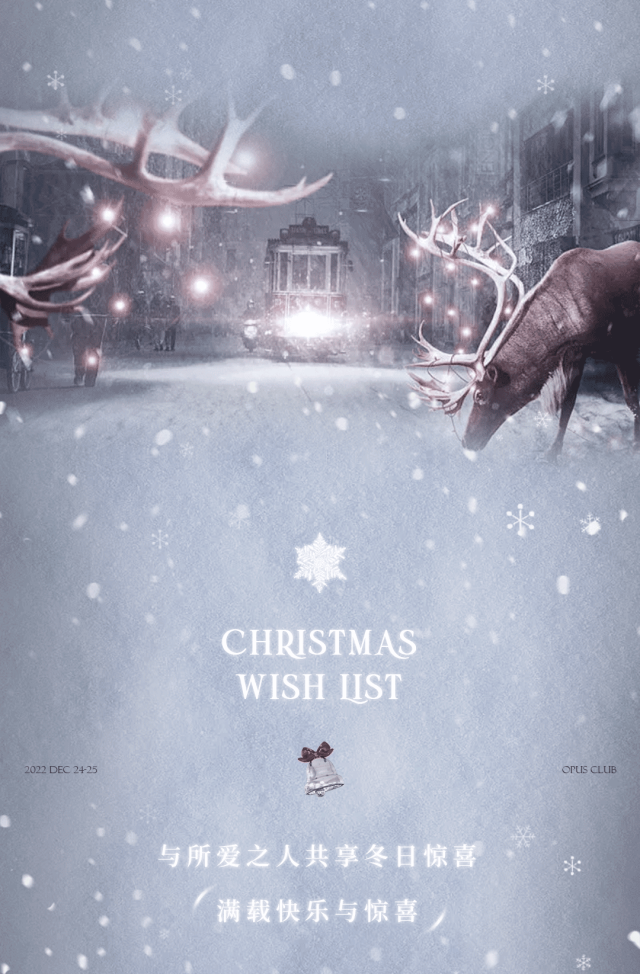 OPUS | Merry Xmas 再无EMO·点亮惊喜-合肥OPUS酒吧/OPUS Club