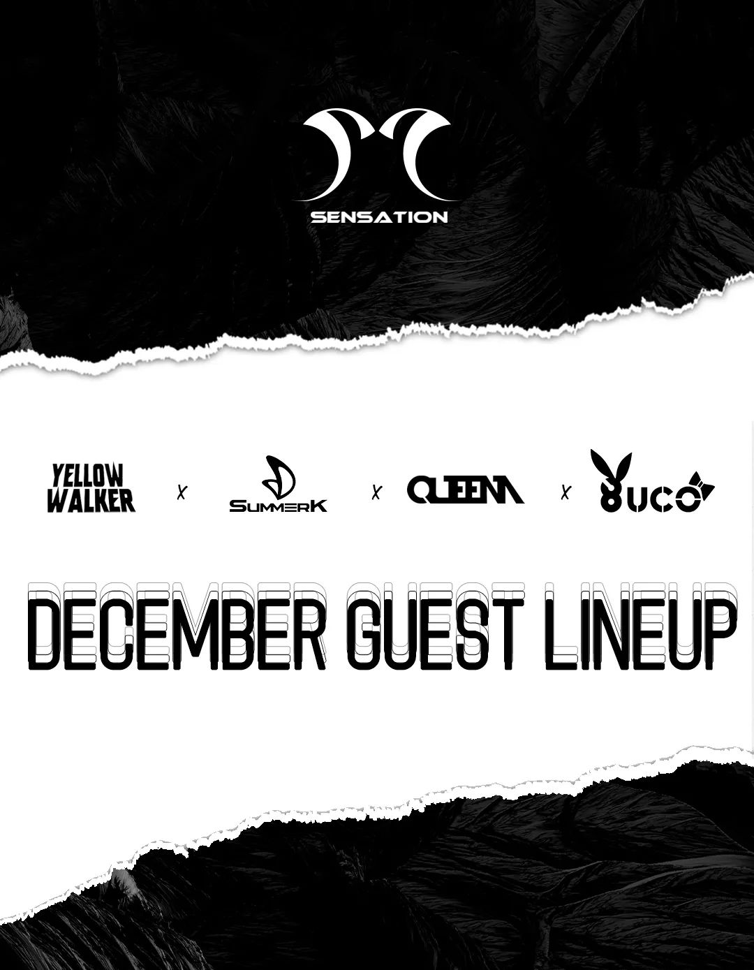 12/09 # Yellow Walker 黄嘉玮 渣女收割机 December The Guest Lineup-福州SST酒吧/SST NIGHTCLUB
