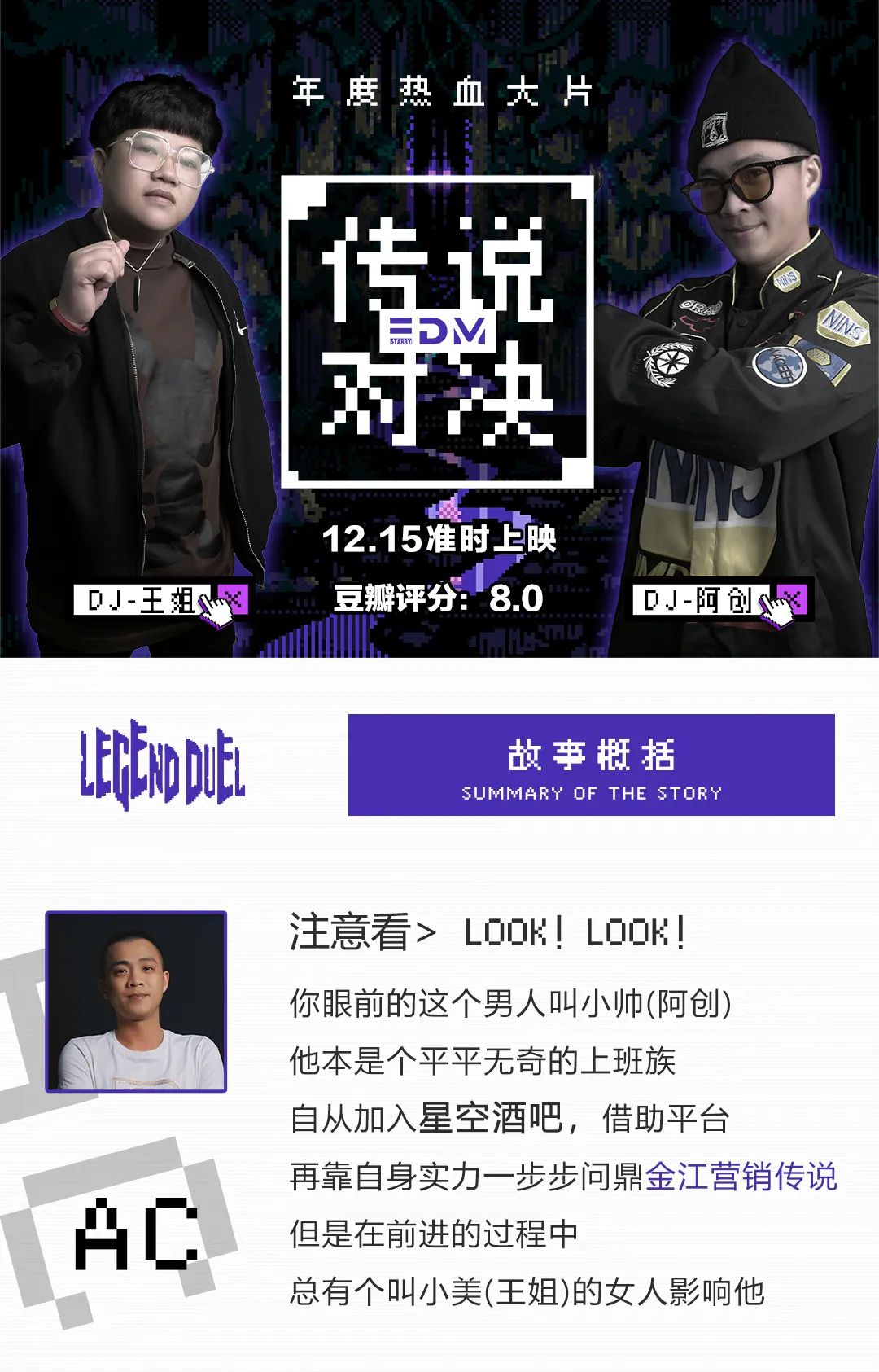 𝗘𝗗𝗠 𝟭𝟮.𝟭𝟱 | 新片剧透-《传说对决》年度热血大戏上演星空酒吧-澄迈EDM酒吧/EDM CLUB