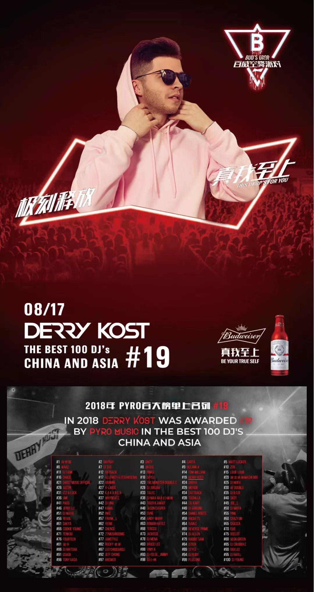 金门KINMEN | 2019.9.21 DJ-DERRY KOST超IN DJ秀火热开启-广州金门酒吧/KINMEN MAX