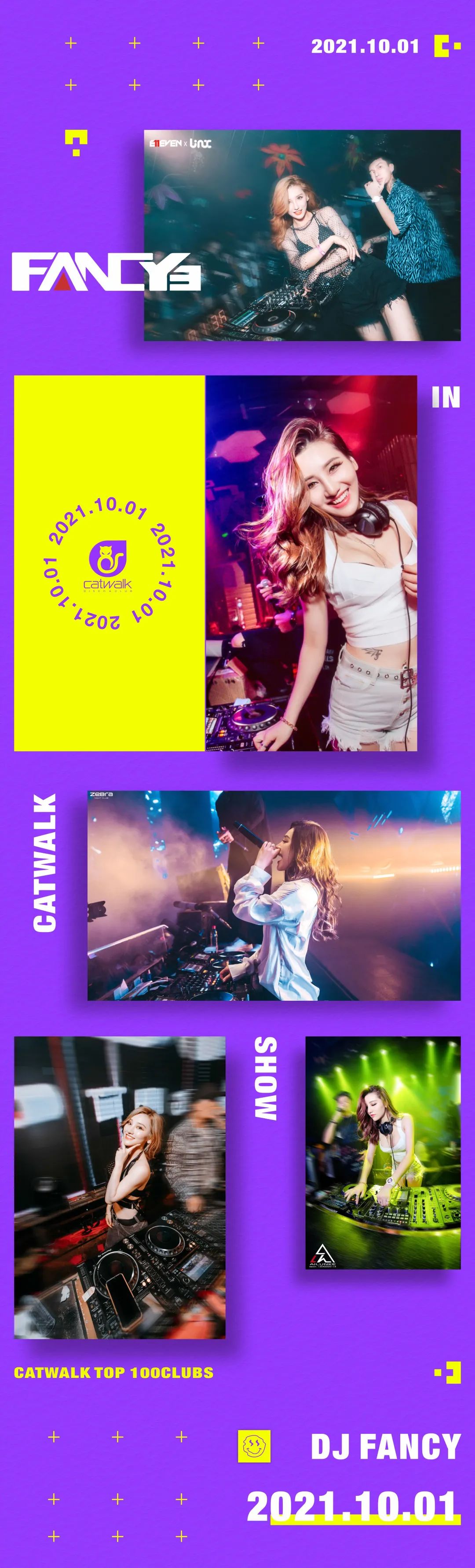 CATWALK TOP 100CLUBS | 10.01 DJ FANCY #高能预警，小心上瘾！-广州国际跳舞俱乐部/Catwalk club