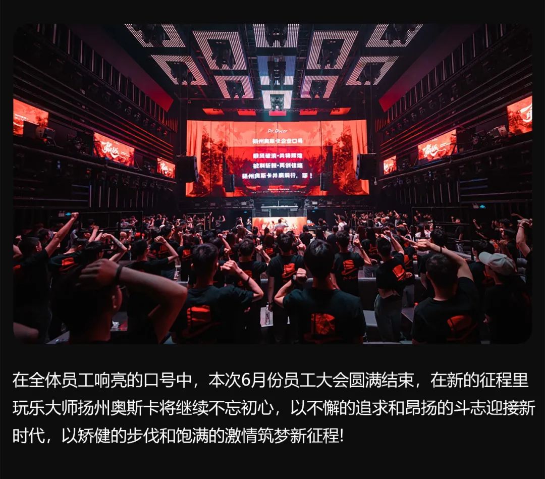 Dr.Oscar 6月员工大会丨群英聚势·剑指巅峰！-扬州奥斯卡酒吧/玩乐大师DrOscar