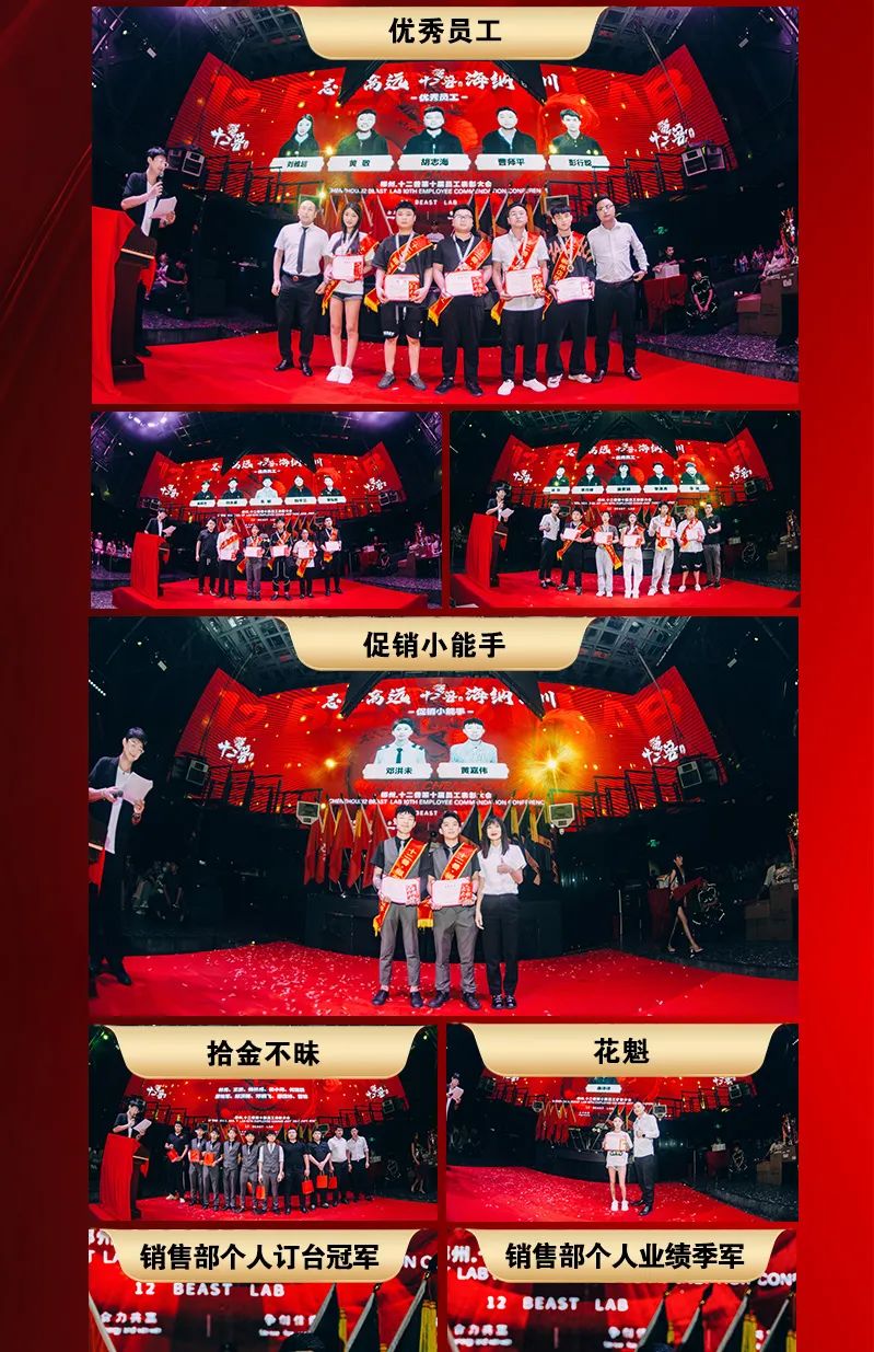 《志存高远 海纳百川》郴州十二兽第十届员工表彰大会圆满举行-郴州十二兽酒吧/12 BEAST LAB CLUB