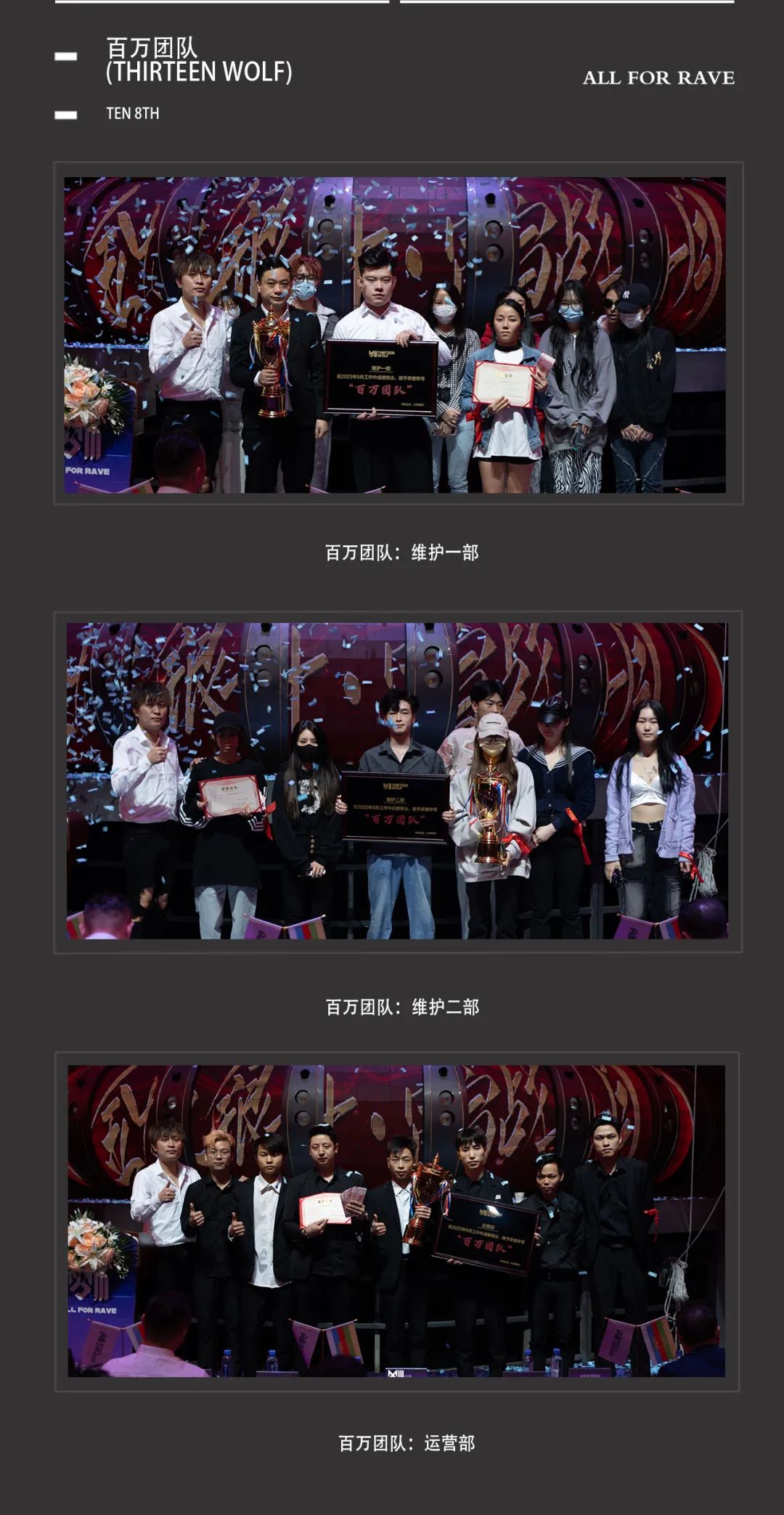 THIRTEEN WOLF·2023 第十六届员工大会盛典《金九银十 宣战十月》-南昌十三狼酒吧/THIRTEEN WOLF CLUB