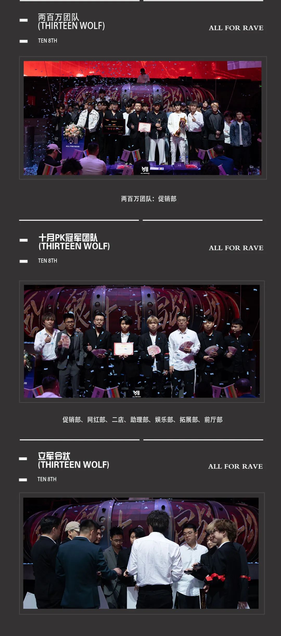 THIRTEEN WOLF·2023 第十六届员工大会盛典《金九银十 宣战十月》-南昌十三狼酒吧/THIRTEEN WOLF CLUB