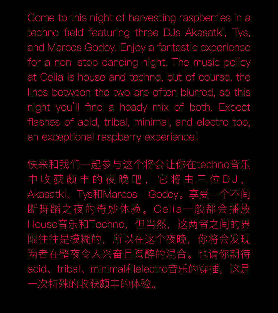 11.18//从Solomun到Dixon : Toto Chiavetta的非凡之旅 @Celia by Pulse-上海Celia Club/西莉亚酒吧