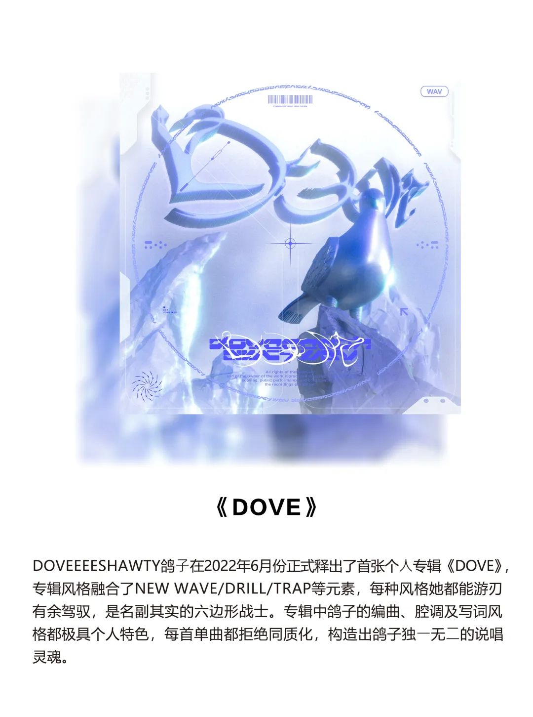 8.06 | DOVEEEESHAWTY鸽子 掀起说唱“女子力”新浪潮-深圳SOLO酒吧/SOLO CLUB