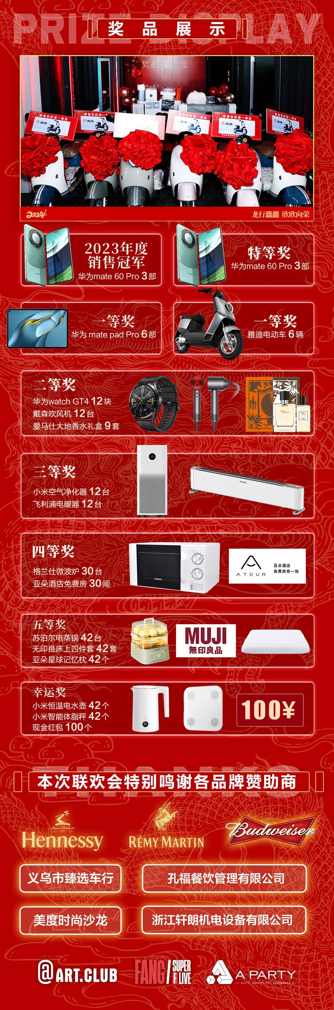 龙行龘龘·欣欣向荣丨2024三店新年联欢会-义乌放SUPER F LIVE