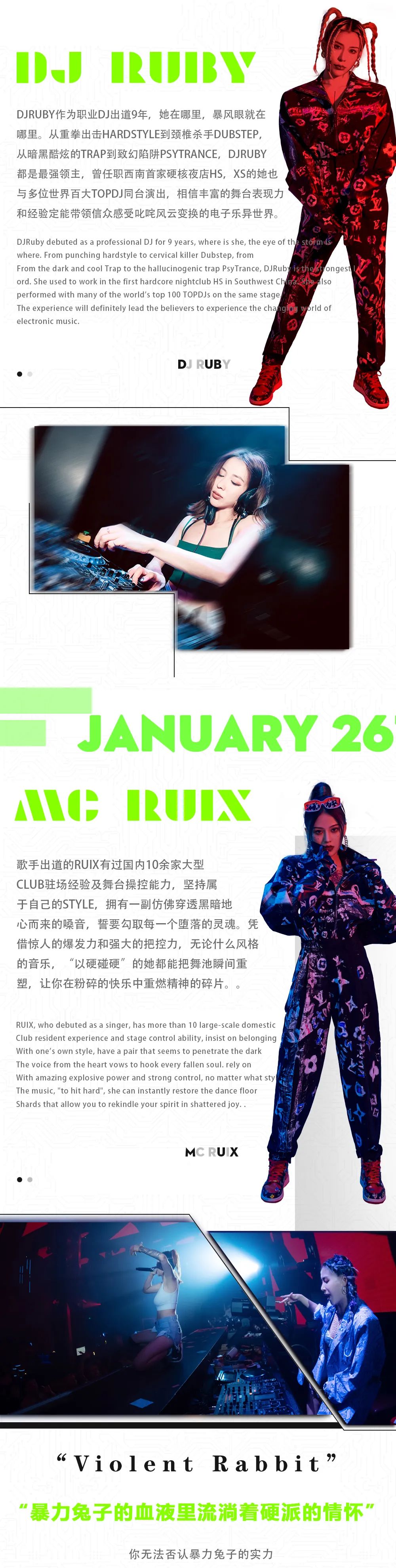 ONLY SEXY 嘉宾预告# TIME：01.26 女子百大DJ#32 RAGE RABBIT组合-昆明OS酒吧/ONLY SEXY CLUB