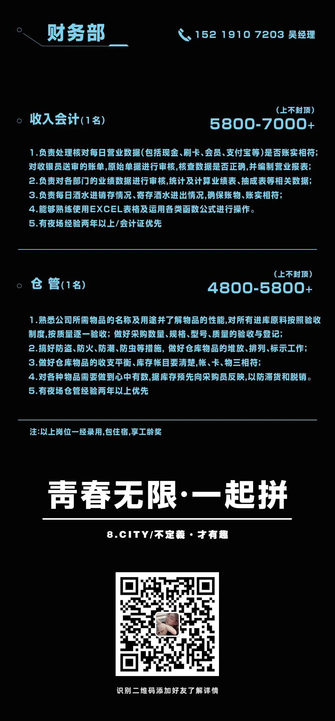 8 City-招聘 | 不甘平凡，请留步-惠州8CITY PARTY酒吧