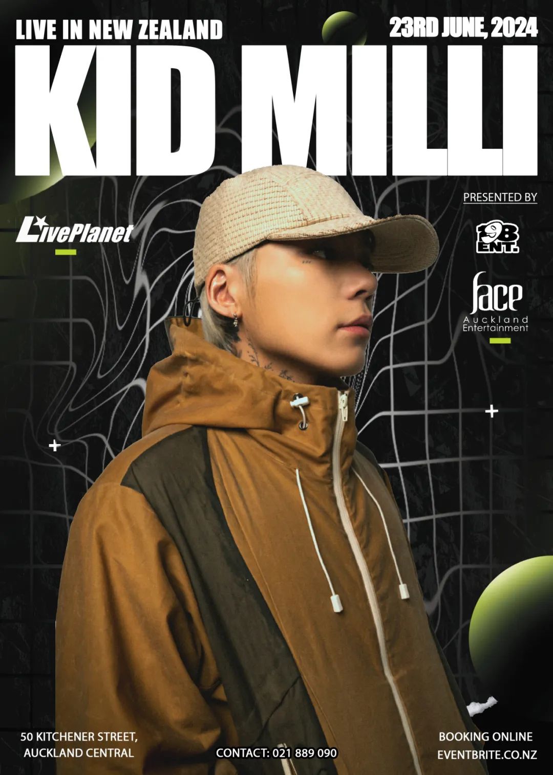 官宣！ KID MILLI来奥克兰啦-奥克兰菲斯酒吧/Face Club