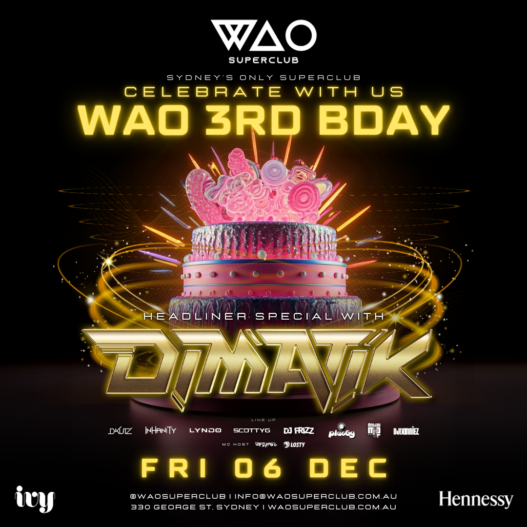 终于等到你！澳洲年底最大的音乐节 We Are One Festival！-悉尼WAO酒吧/WAO SUPERCLUB