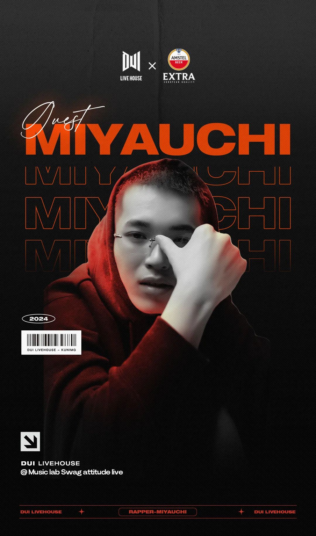 DUI LIVEHOUSE |音乐实验室特邀-MIYAUCHI-昆明兑LIVEHOUSE