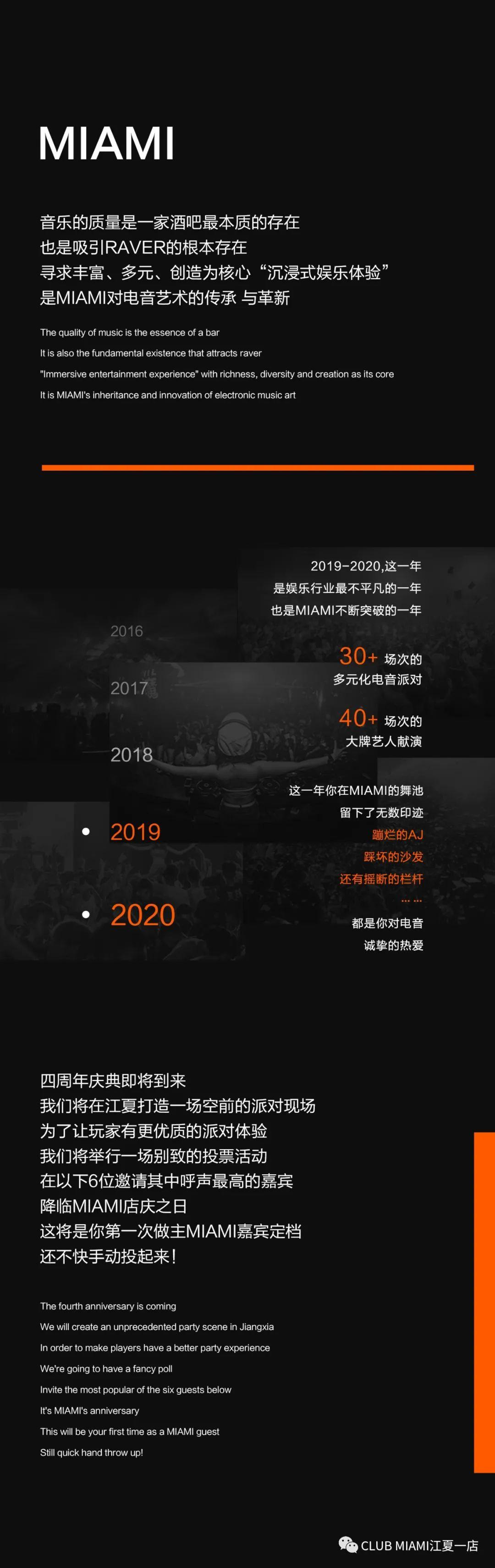 四周年庆典 ▏MIAMI 这个节日我们玩点不一样的！-武汉迈阿密酒吧/MIAMI CLUB