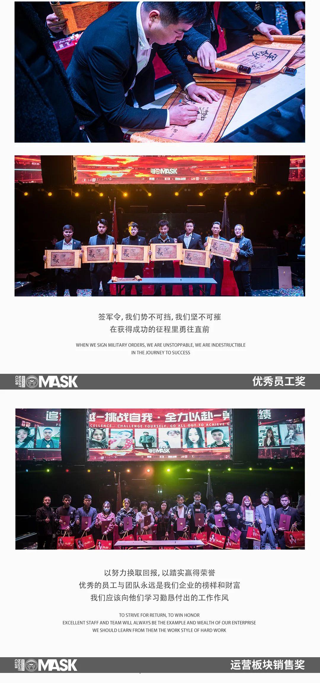 MASK | 追求卓越-挑战自我-全力以赴-勇创佳绩 | 第四届员工大会圆满结束！-萍乡面具酒吧/MASK酒吧/MASK NIGHT CLUB