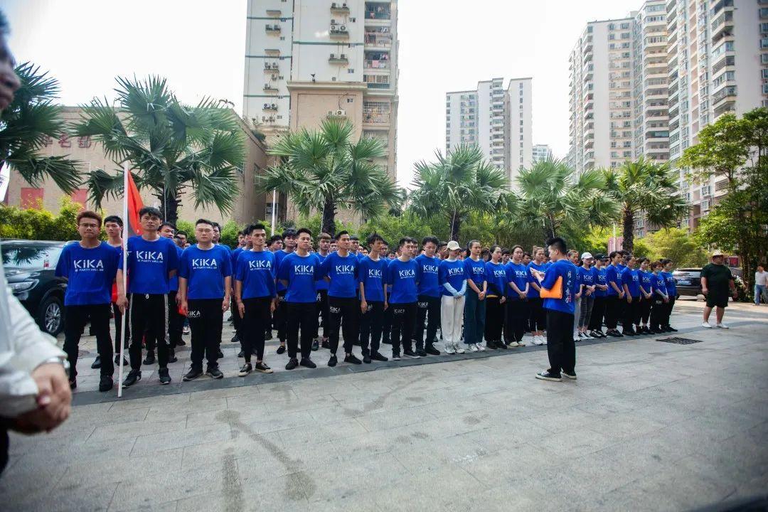 【齐心协力 共铸辉煌】 全新KiKA PARTY 员工军训  全力以赴迎接4月荣耀回归-海口KIKA派对酒吧/KIKA Party