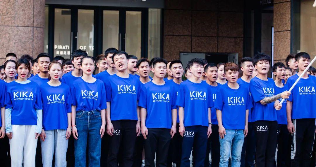 【齐心协力 共铸辉煌】 全新KiKA PARTY 员工军训  全力以赴迎接4月荣耀回归-海口KIKA派对酒吧/KIKA Party